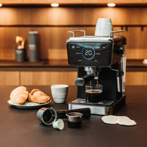 ESPRESSO MASKINE 7-I-1 PORTAFILTER + KAPSLER