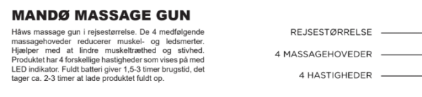 MANDØ MASSAGE GUN - Image 2