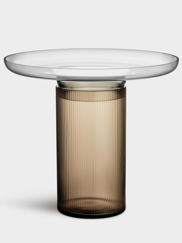 Orrefors Ensemble vase brown/grey 220mm - Image 2