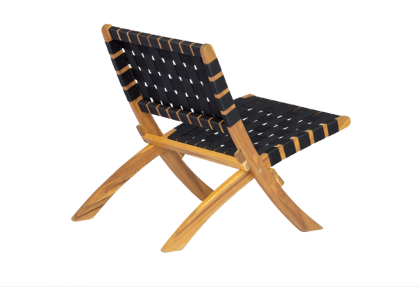 NOOKA LOUNGE STOL MED SORT SÆDE - Image 2