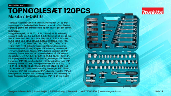 TOPNØGLESÆT 120PCS - Image 2