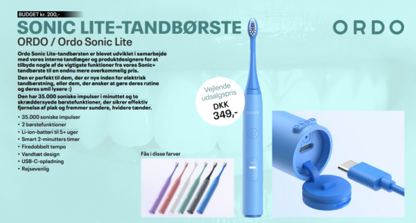 SONIC LITE-TANDBØRSTE