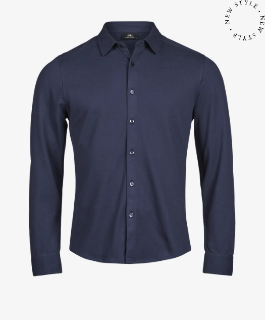 Luxury Stretch Shirt 1416 – Økologisk Bomuld Skjorte med Stretch - Billede 7