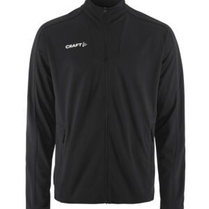 Evolve 2.0 Full Zip Jacket M sort – holdjakke til træning med mulighed for navn og klublogo