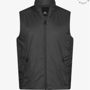 PureLite Bodywarmer til firmalogo sort, let og bæredygtig