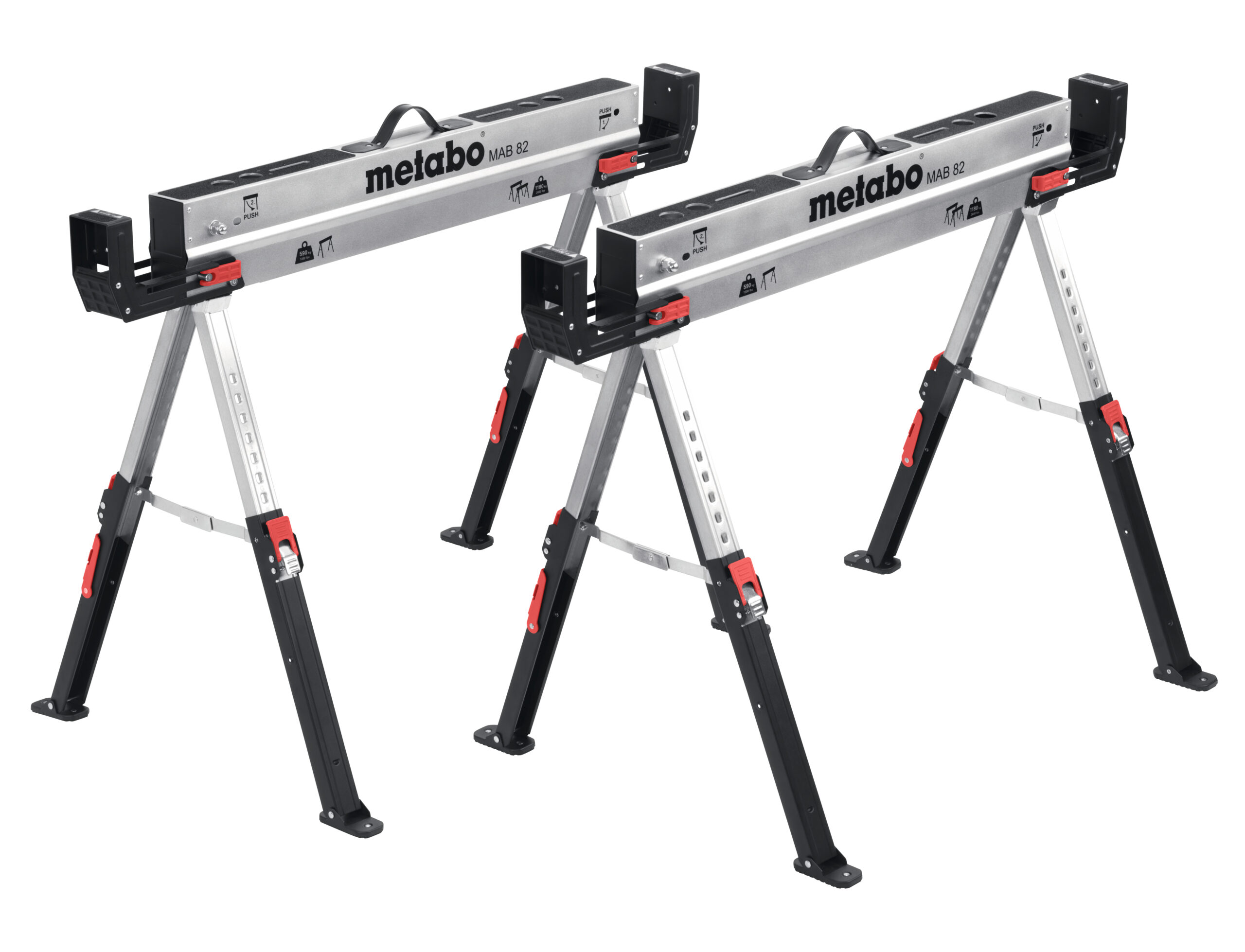 Metabo arbejdsbukke sæt MAB 82 | Justerbare arbejdsbukke - Billede 2