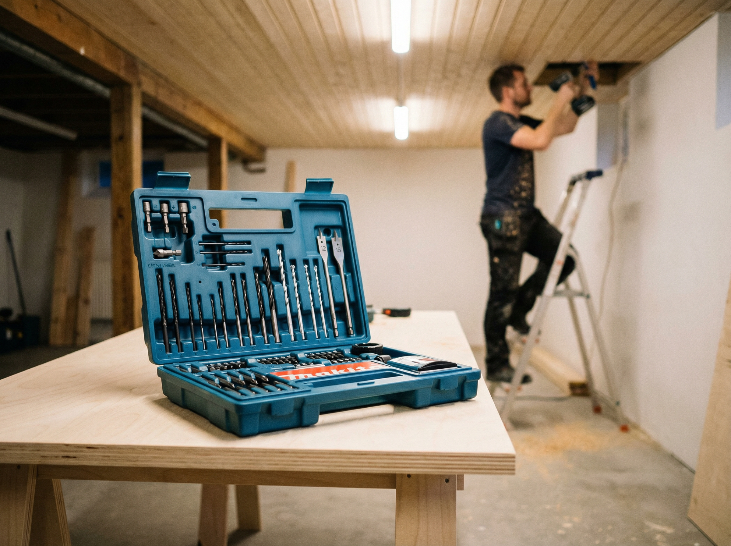 bor og bit sæt Makita 100 dele kuffert