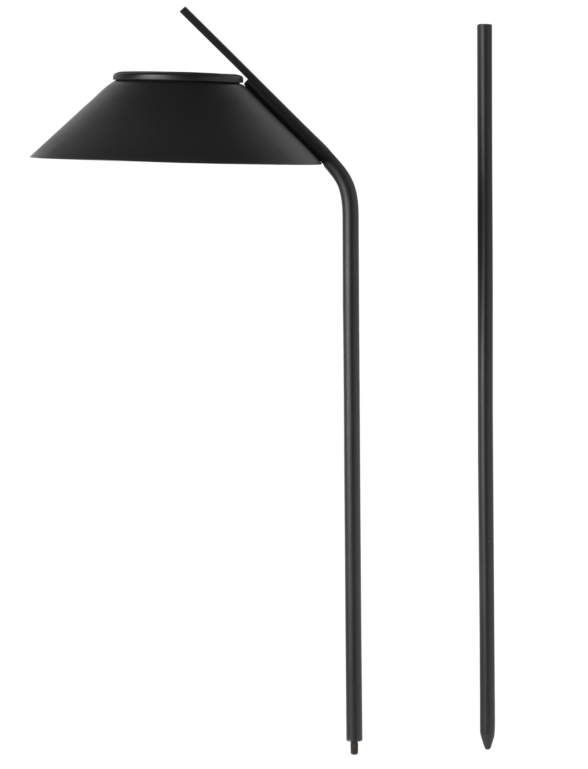 Vinkel LED solcellelampe spyd black - Udendørs - Billede 2