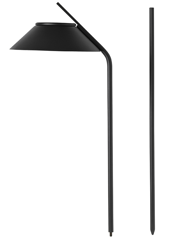 Vinkel LED solcellelampe spyd black - Udendørs - Billede 3