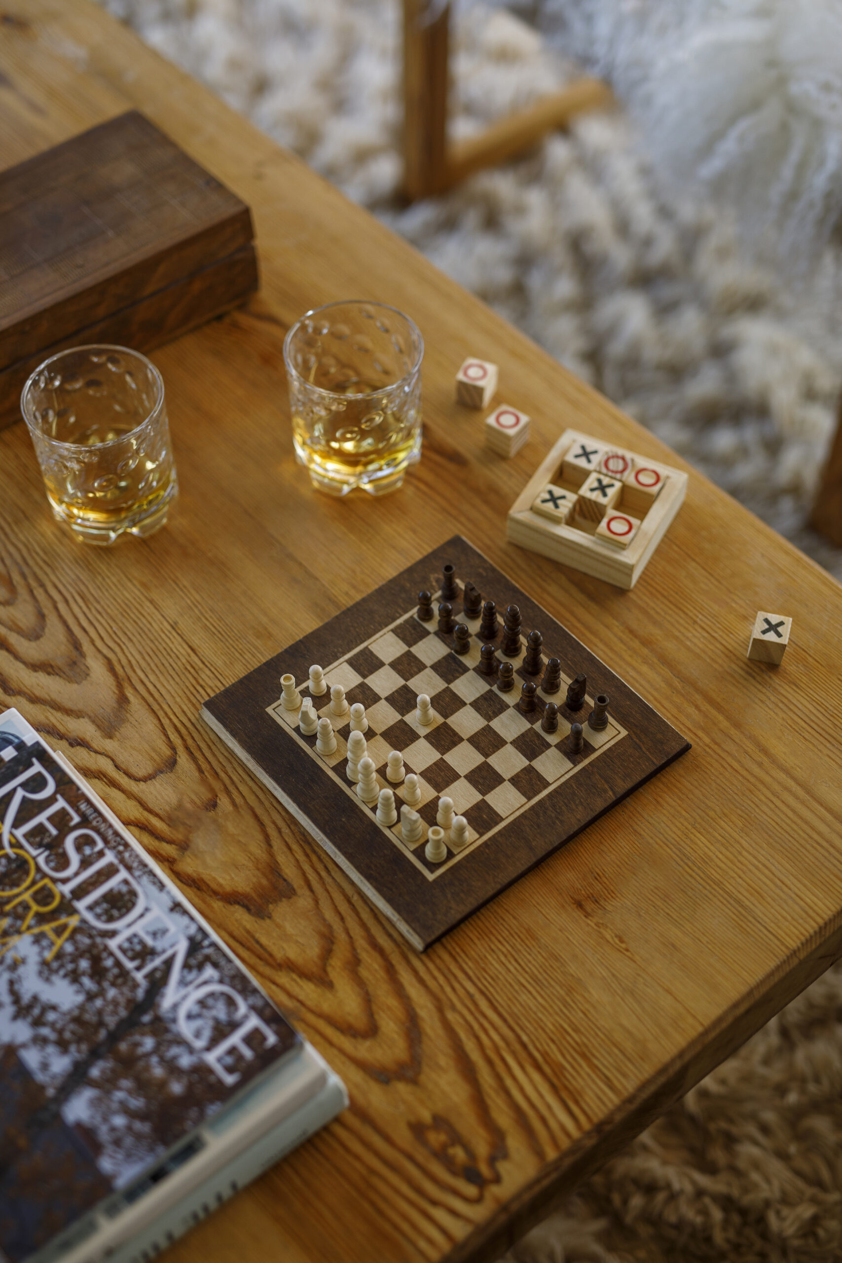 Gameset skak og kryds og bolle - Billede 3