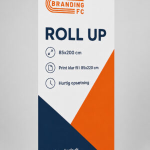 Roll up banner 85x200 cm reklame display