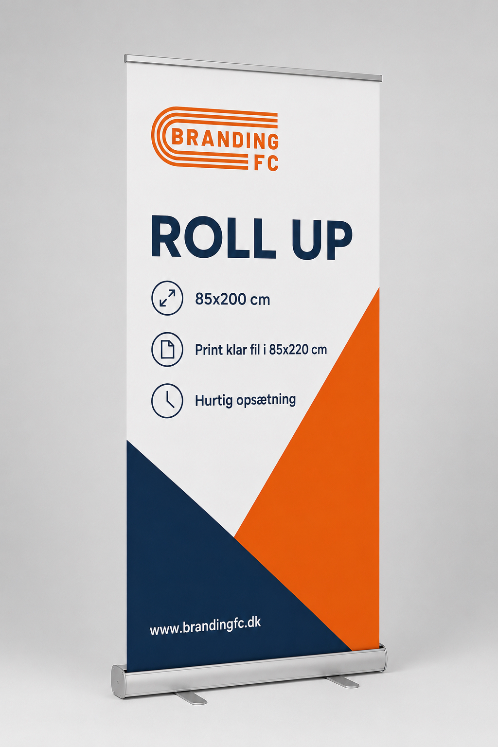 Roll up banner 85x200 cm reklame display