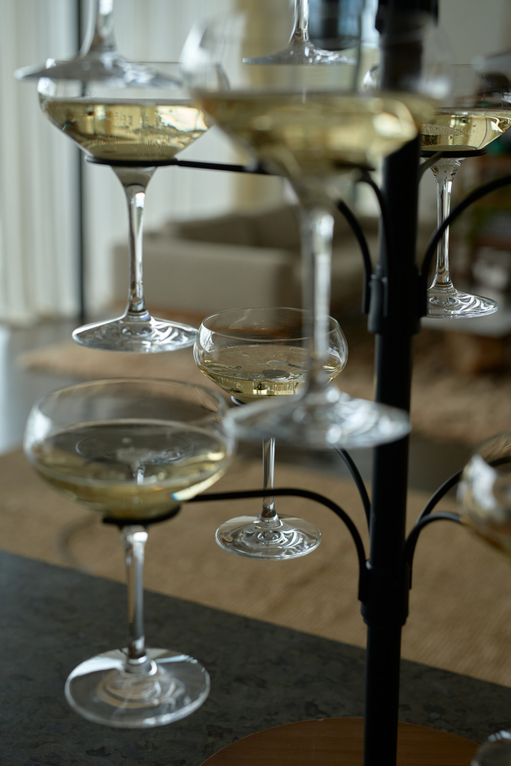 Blacksmith cocktailtræ – glasstativ til 12 glas fra Orrefors Jernverk - Billede 3